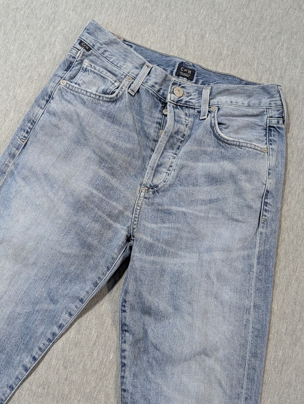 Citizens Of Humanity Liya High Rise Classic Fit Crop Jeans Women's 24 Light Blue